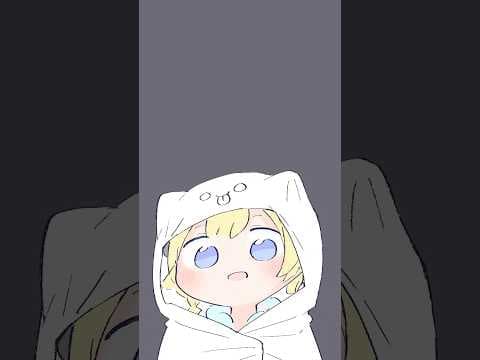 【手描きアニメ】わためとハロウィン #shorts