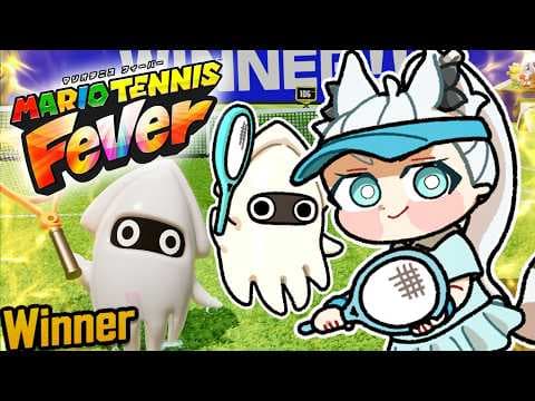【マリオテニス フィーバー】ゲッソー！自分やれます！！！！【白上フブキ/ホロライブ】
