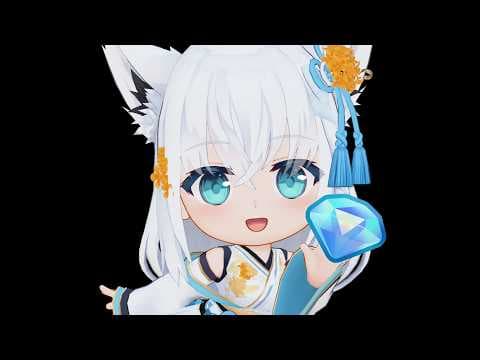 【ホロドリ】メガスフィアとリズムゲーで遊びたいけどガチャも引けと促されている【ホロライブ/白上フブキ】