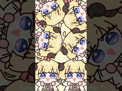 【手描き切り抜き】セルフ音MADわため #shorts #vtuber