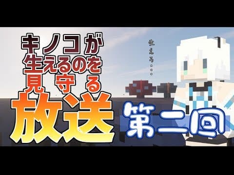 【Minecraft】スカイブロック番外編：第二回きのこを見守る【Skyblock3】