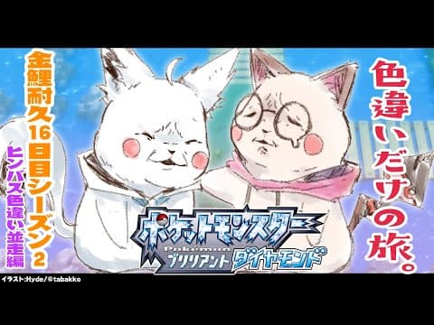 【ポケモンBDSP】色違い旅パ/金コイ耐久16日目シーズン２【ホロライブ/白上フブキ】