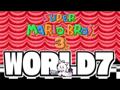 【朝活マリオの続き】SUPER MARIO BROS. 3　WORLD７【ホロライブ/白上フブキ 】