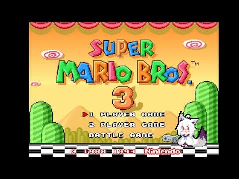 【朝活マリオ】SUPER MARIO BROS. 3【ホロライブ/白上フブキ 】